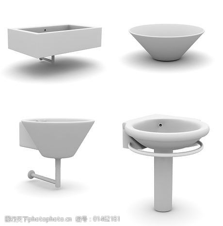 卫生洁具模型图片素材 打造高品质卫浴设计的视觉灵感